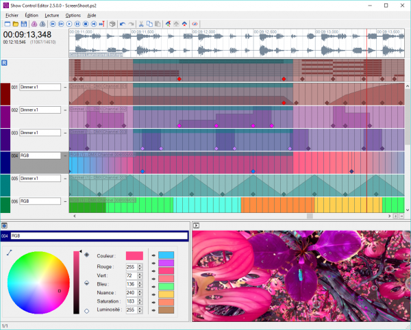 Show Control Editeur